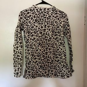 Cheetah print sweater
